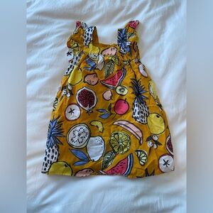 Cat and Jack Vibrant Fruit Print Dress 3T